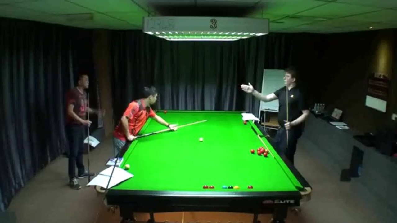 Nic Barrow Snooker Coaching 360 Pure Cue Demonstration - Malaysia Part 1