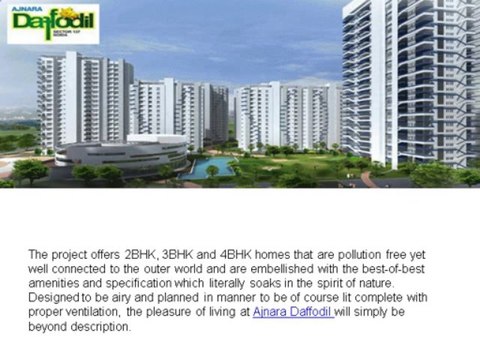 Ajnara Daffodil Resale Current Price, 9910002840, Sector 137 Noida