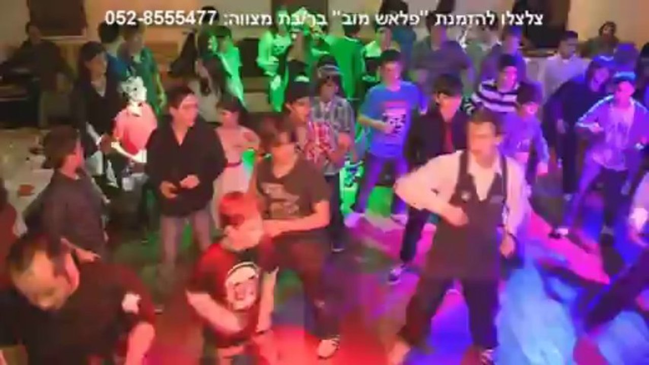 מופע ריקוד בר מצווה "פלאש מוב" עם כול החברים
