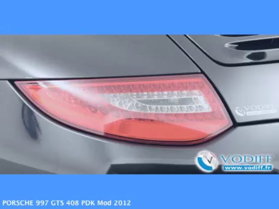 VODIFF : PORSCHE OCCASION ALSACE : PORSCHE 997 GTS 408 PDK Mod 2012