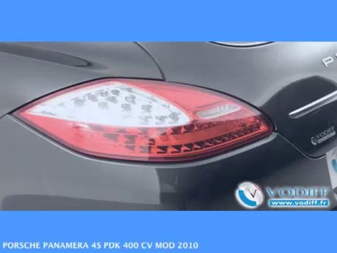 VODIFF : PORSCHE OCCASION ALSACE : PORSCHE PANAMERA 4S PDK 400 CV MOD 2010