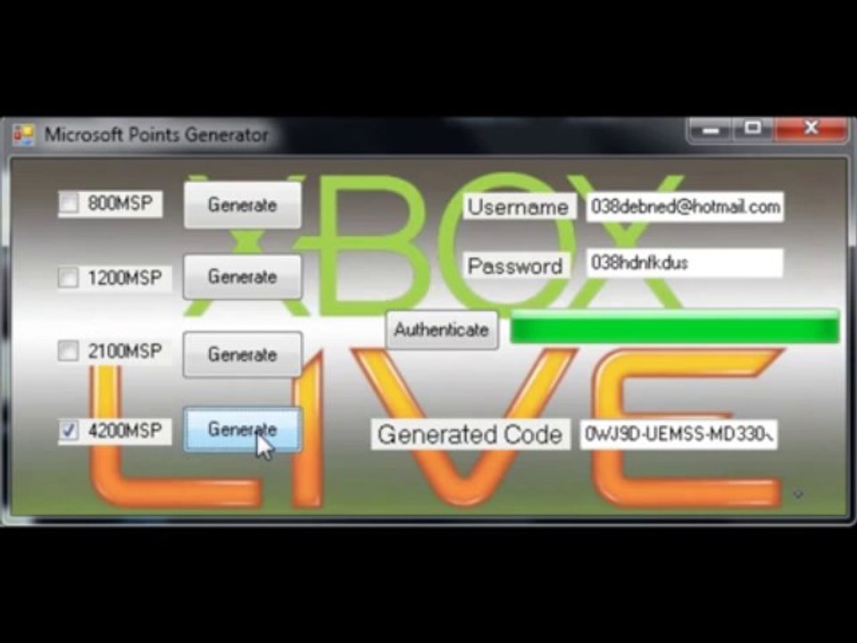 Latest Microsoft Points Generator New 2013