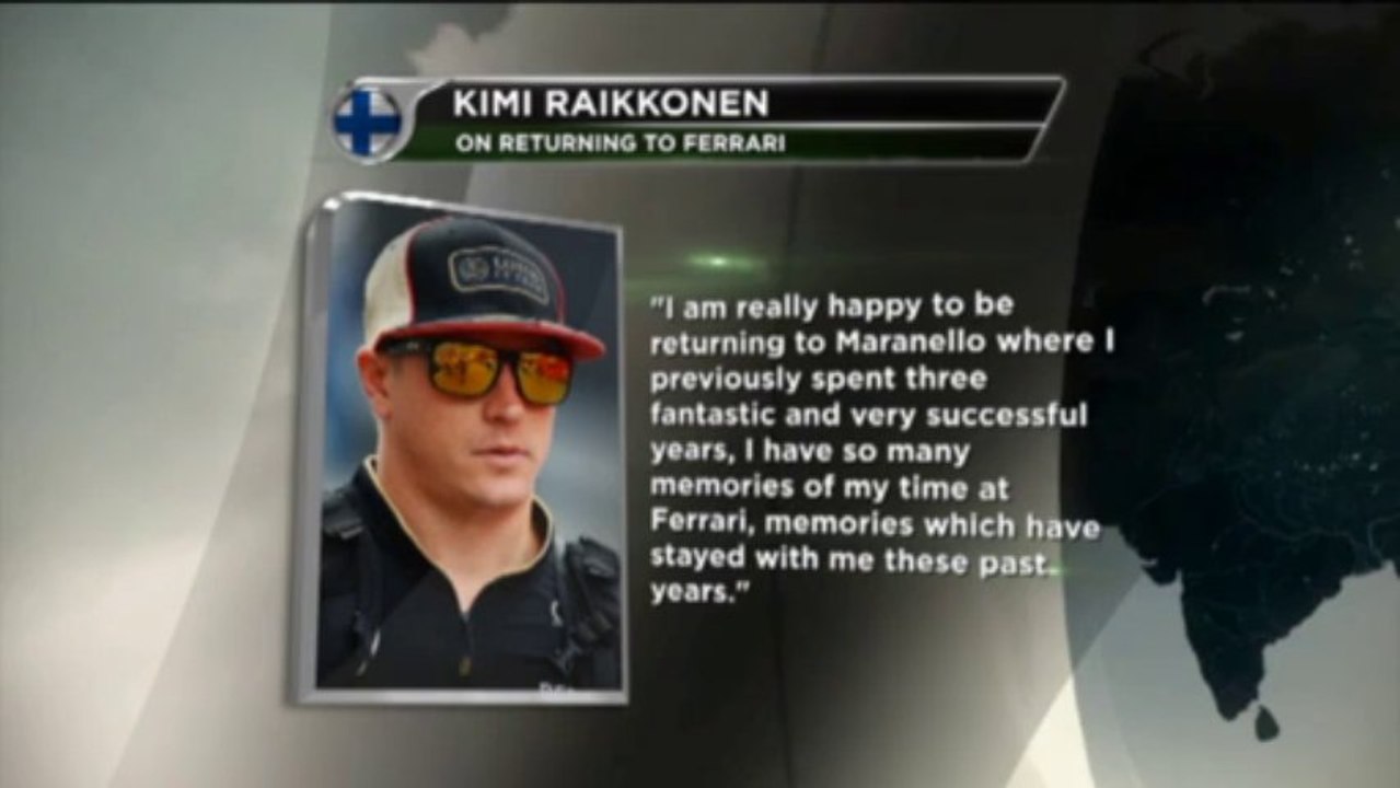 F1: Räikkönen 'sehr glücklich' über Ferrari-Rückkehr