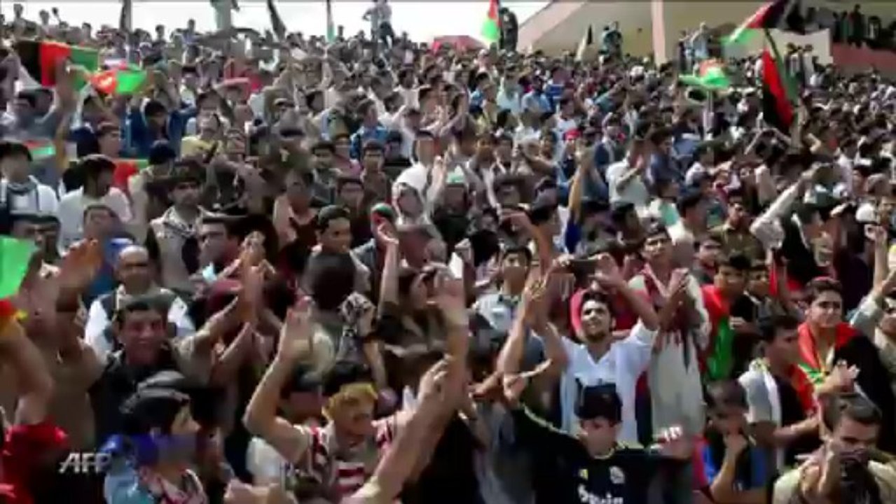 Kabul celebrates South Asian football title