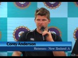 New Zealand A batsman Corey Anderson post match press conference