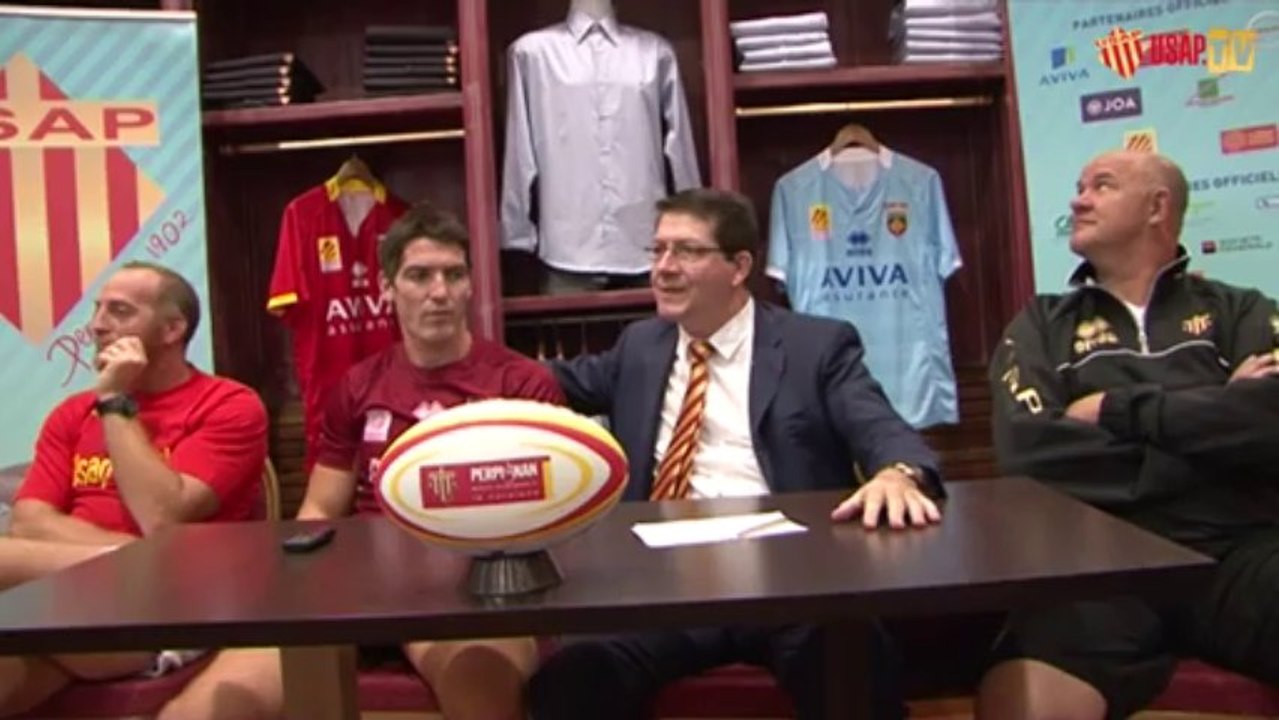 Conférence de presse: Prolongation de James HOOK pour 3 saisons