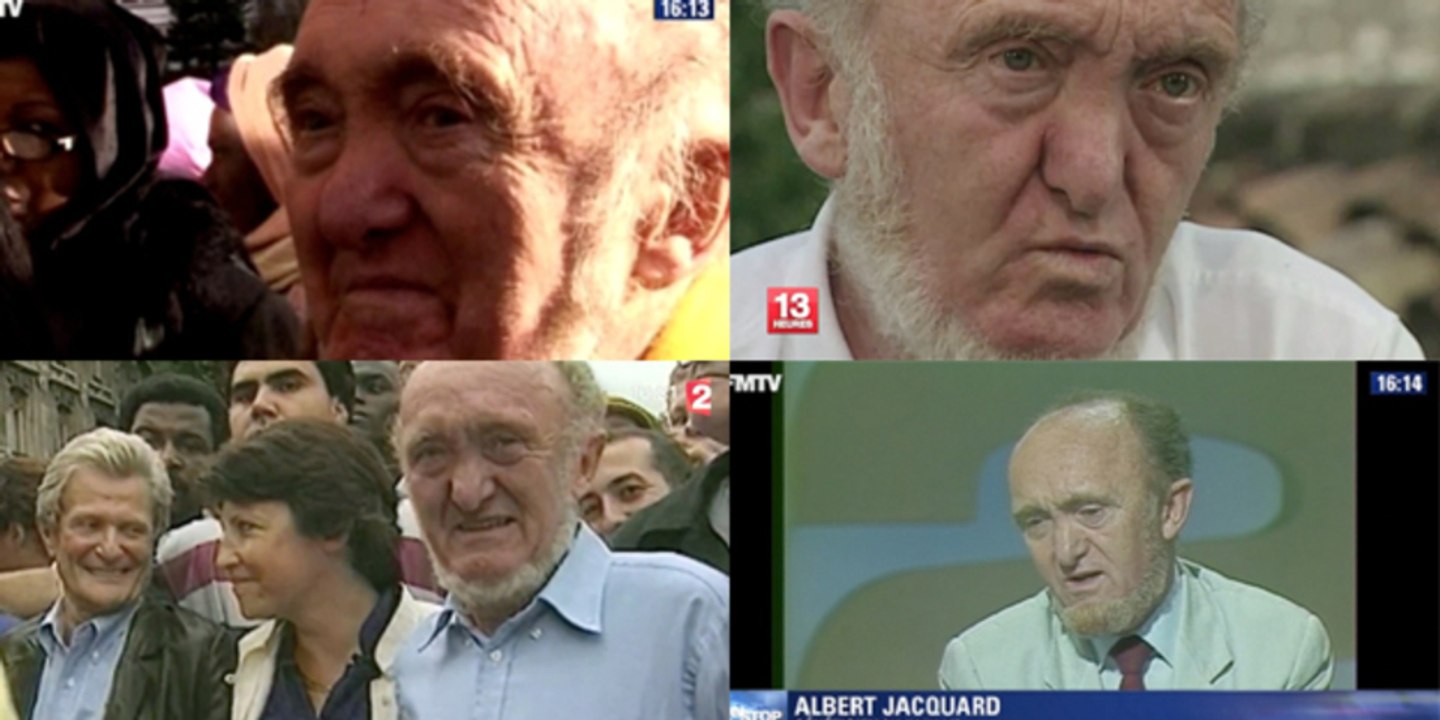 Télézapping : mort d'Albert Jacquard, généticien engagé