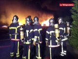 Saint-Hervé (22). Incendie à l'usine de palettes REI