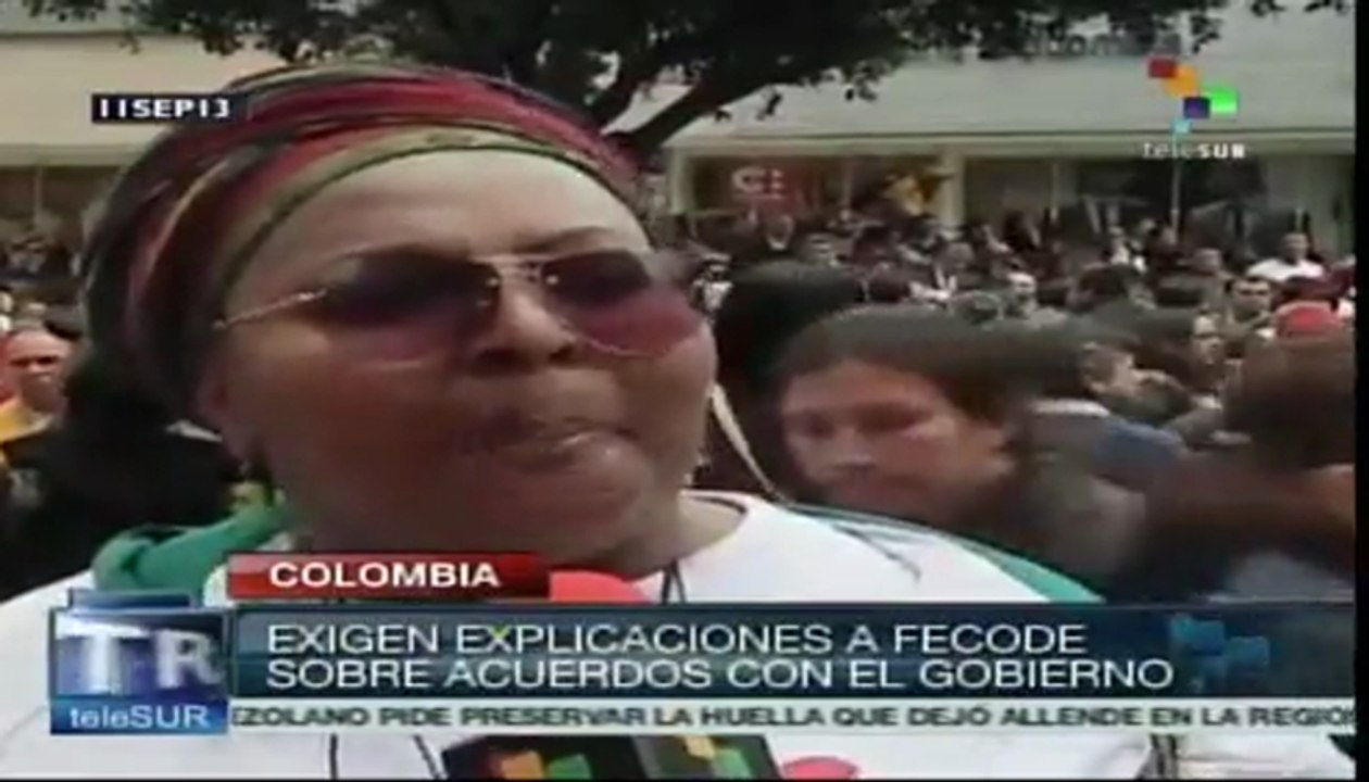 Maestros colombianos no levantarán paro, exigen explicaciones a FECODE