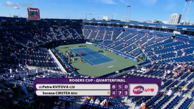 Sorana Cirstea - Petra Kvitova (Toronto 2013 - QF) Part 3