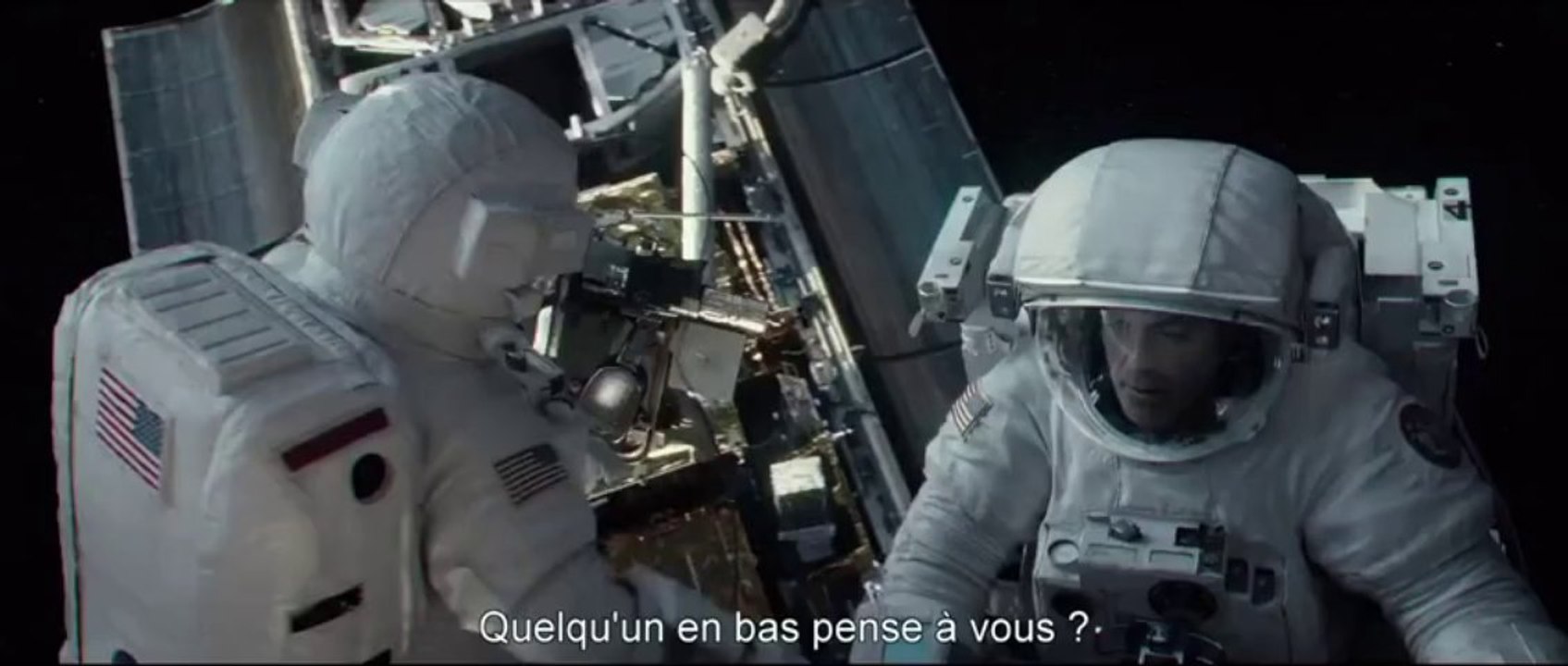 Découvrez une nouvelle bande-annonce en VOST pour Gravity !