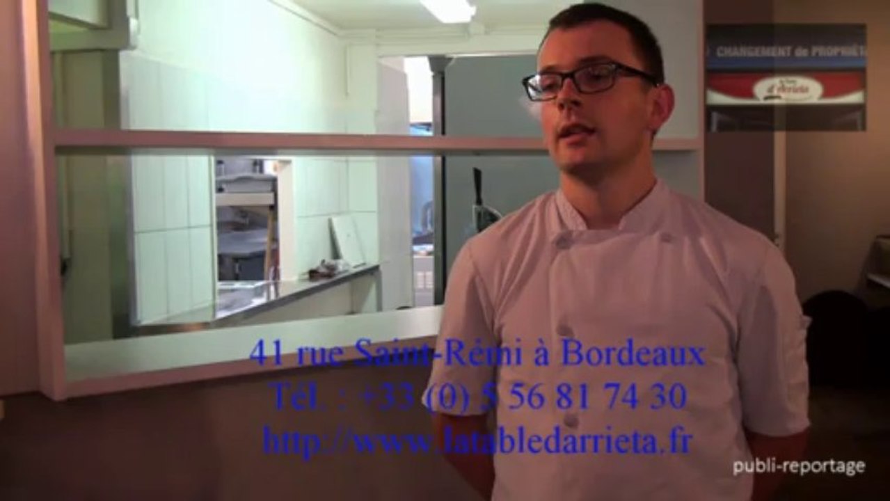 Le Chef pâtissier, valeur ajoutée de la Table d'Arrieta
