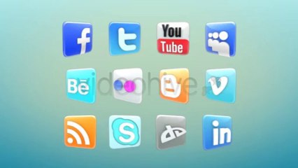 Social Networks Icons Pack - After Effects Template
