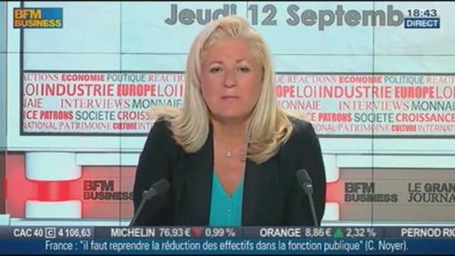 Charles de Courson, Jean-François Roubaud, Philippe Mabille, Nicolas Prissette, dans Le Grand Journal - 12/09 3/4