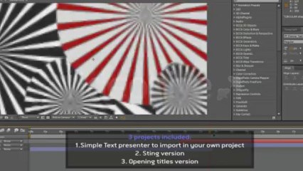 Text Presenter (& Opening Titles) - After Effects Template