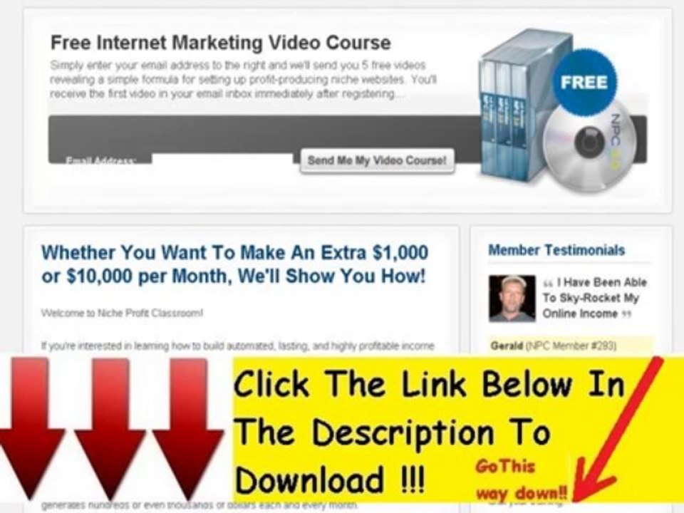 Niche Profit Classroom Legit + Adam Short Niche Profit Classroom Review