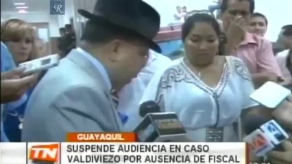 Suspenden audiencia en Caso Valdiviezo por ausencia de fiscal, Guayaquil