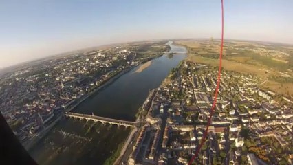 aero montgolfière en vol