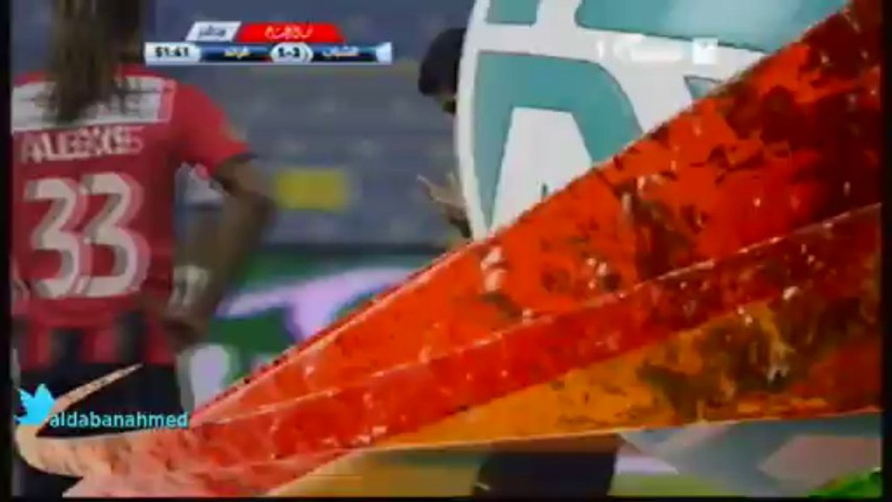 الهدف الاول للرائد على الشباب دوري عبداللطيف جميل