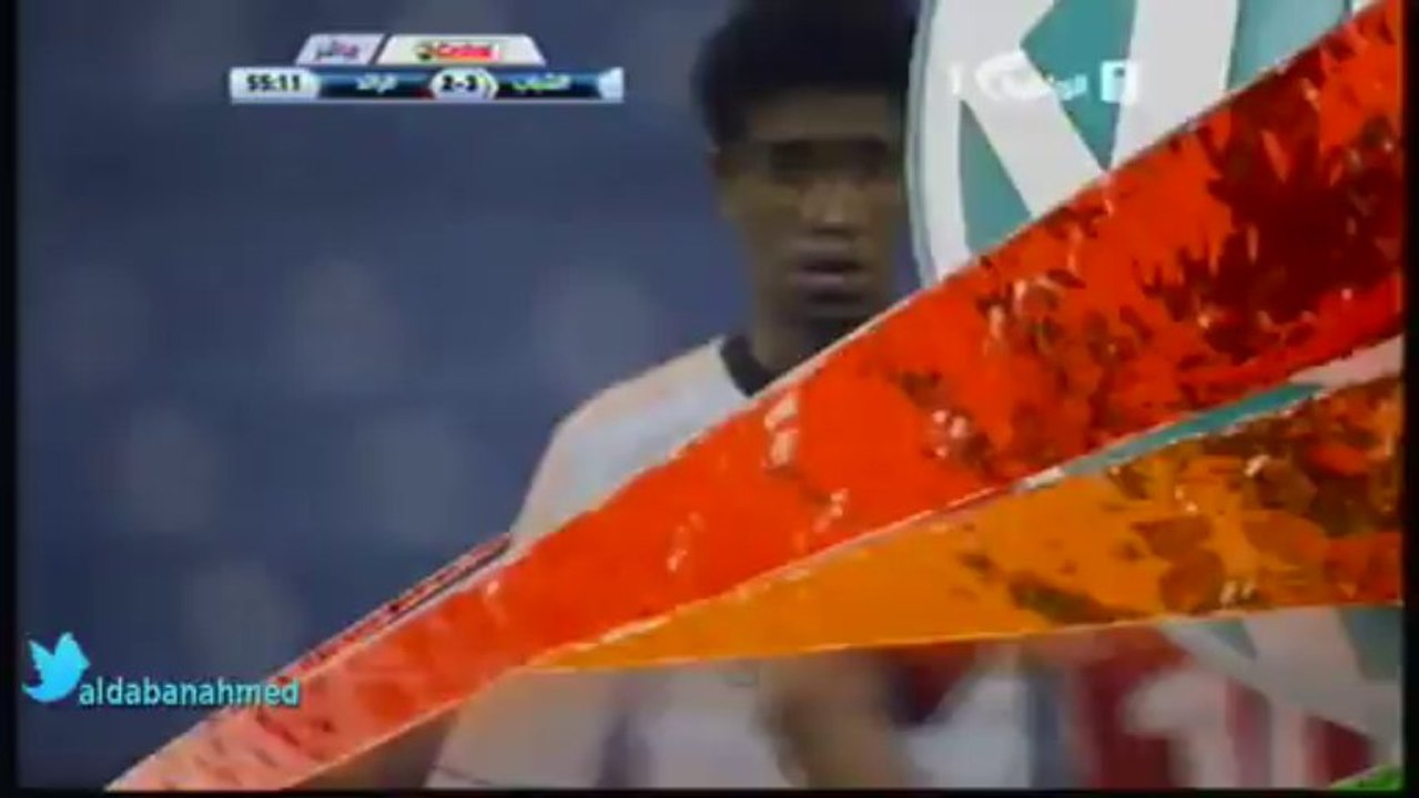الهدف الثاني للرائد على الشباب دوري عبداللطيف جميل