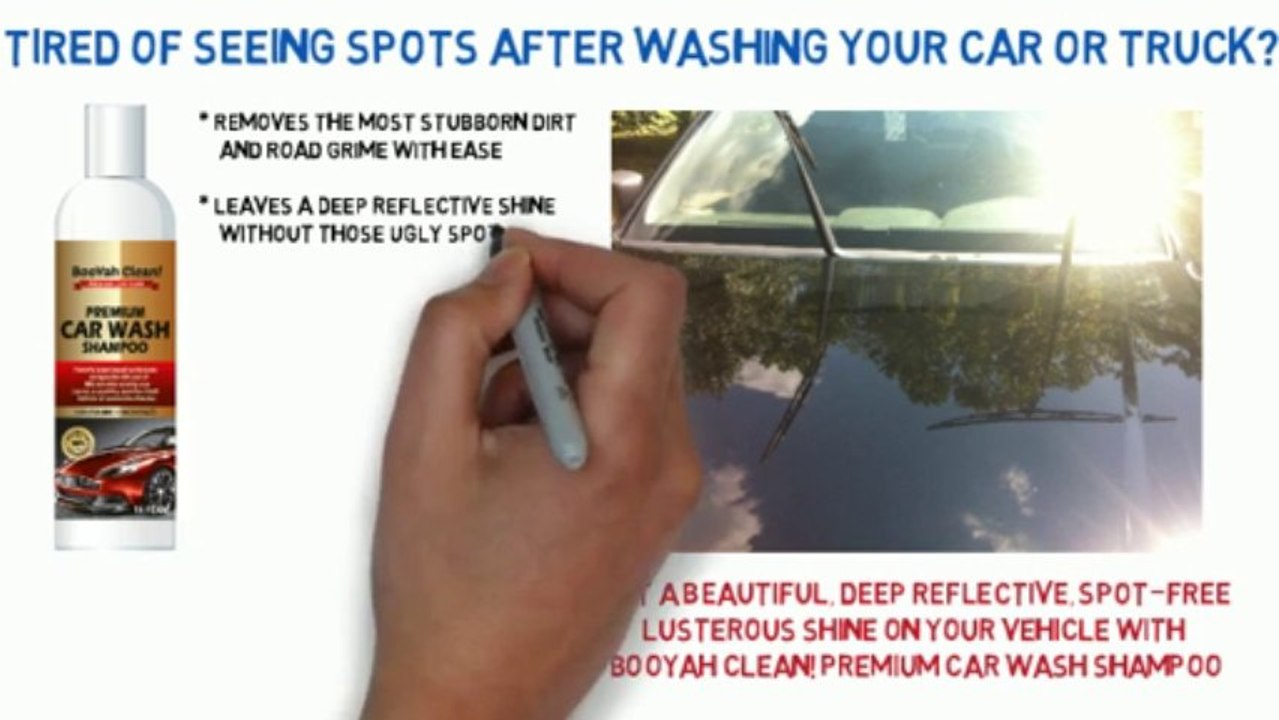 Brand New Car Wash Soap That Won't Leave Behind Spots