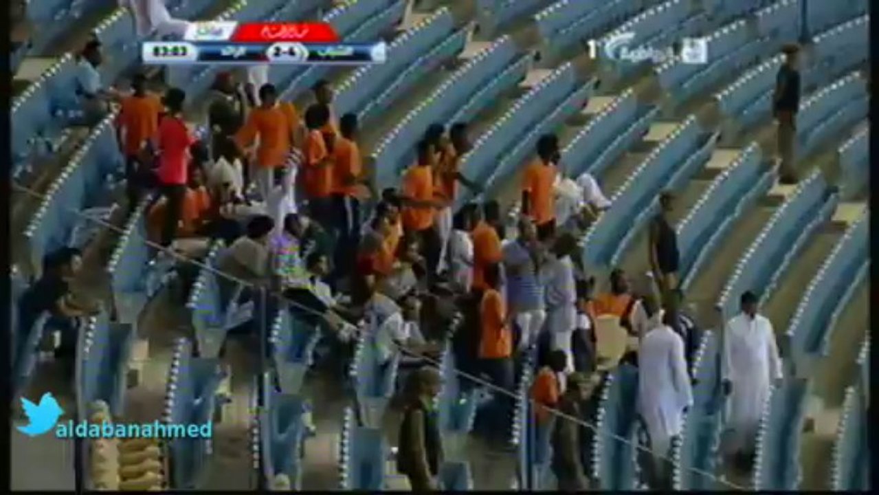 الهدف الرابع للشباب على الرائد دوري عبداللطيف جميل كاملا