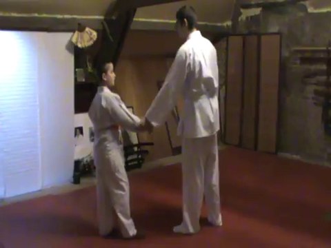 Go no geiko : Gyaku hanmi katate dori tai no henko ou début ikkyo