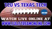 Watch TCU vs Texas Tech Live Streaming NCAA College Football