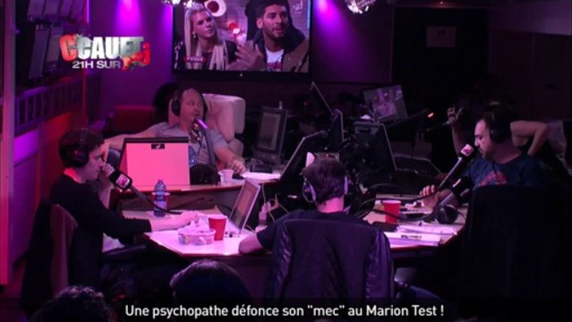 Une psychopathe défonce son mec au Marion Test ! - C'Cauet sur NRJ