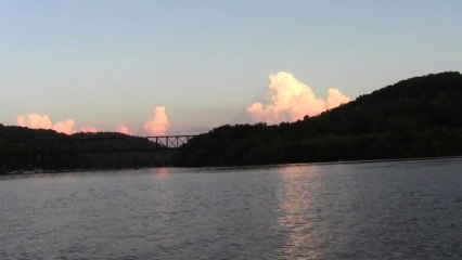 Fishing for catfish on the Allegheny river