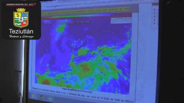 Entrevista Reunion Consejo de Protección Civil Teziutlán