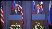 Siria, Kerry e Lavrov puntano sulla diplomazia