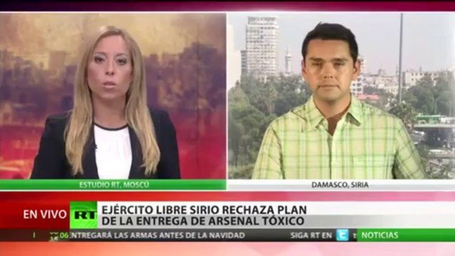 (Vídeo) Periodista de RT El cinturón de Damasco, envuelto en combates feroces