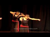 Well coordinated dance performance by Armenian dancers