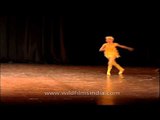 Solo dance performance by little Armenian girl