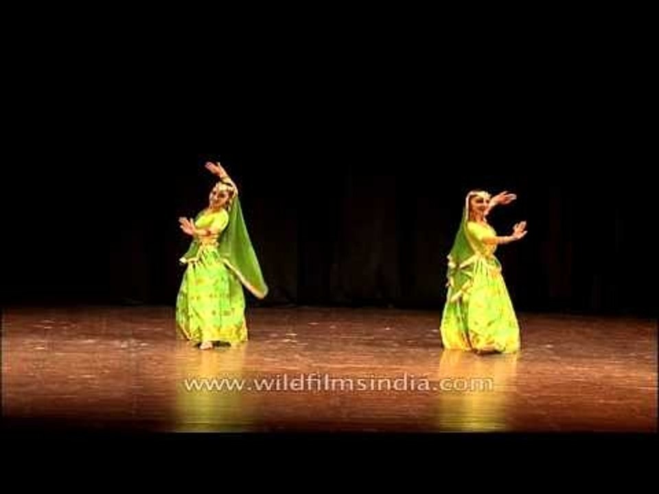 Dance group from Armenia performing on the Armenian tunes