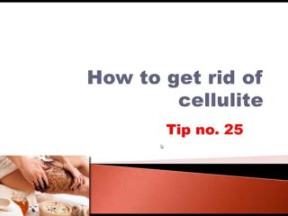The best anti cellulite diet tip 1