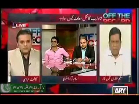 Shahzeb Khanazada regrets his fight with Javed Chaudhry - Javed Ch's job restored