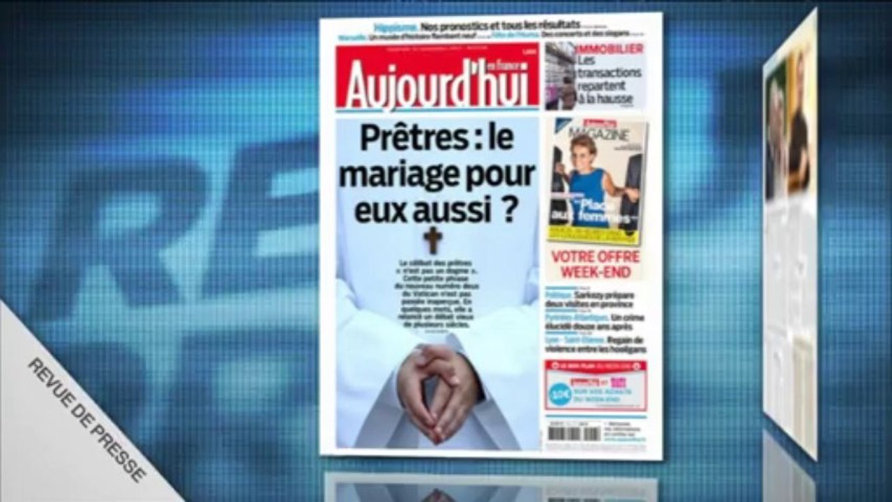 Revue de presse Unes 1ère - vendredi 13 septembre 2013