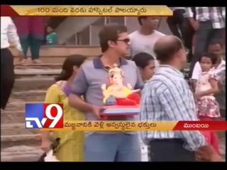 Ganesh immersion observers stung by stingrays and jellyfish in Mumbai