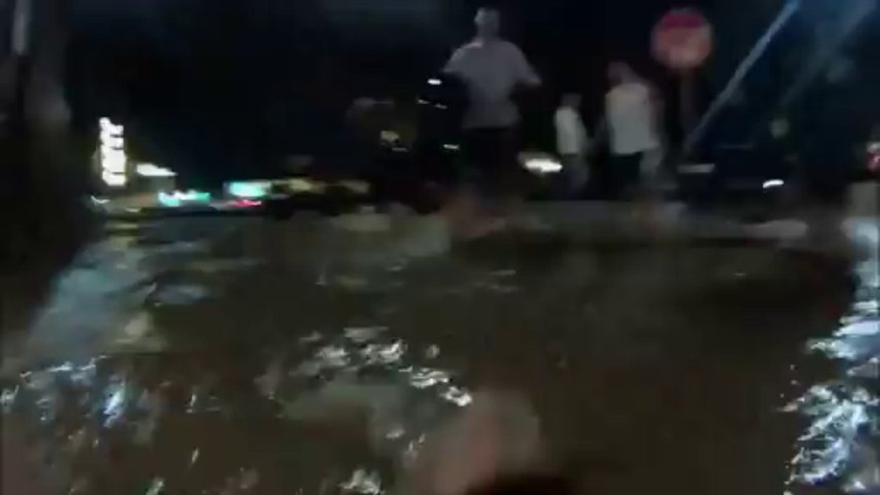 Tubing in Flooded Boulder Tunnel