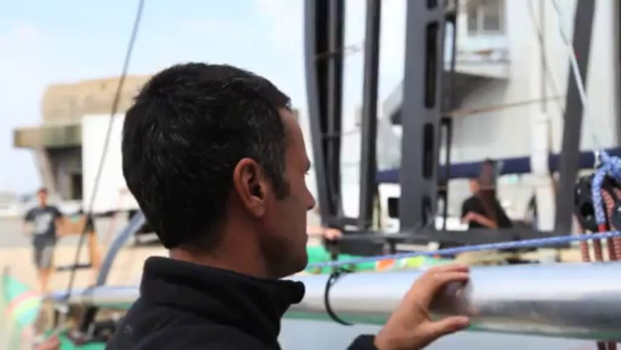 Franck Cammas présente Groupama C