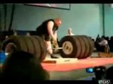 Worlds Strongest Man carrying 8 truck Tires... Awesome
