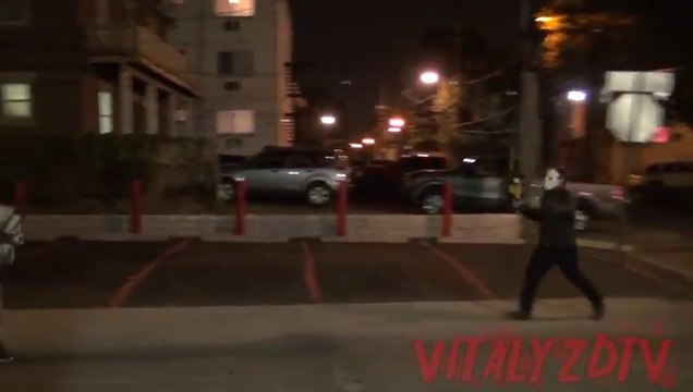 Blague d'Halloween: poursuivi à la tronçonneuse!!!