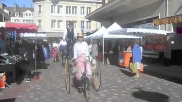 Beauvais : de drôles de vélos investissent le centre-ville