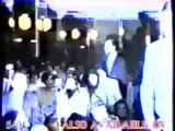 Imran Khan and Amitabh Bachan presenting Gold Disk to Nusrat Fateh Ali Khan