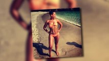 Alicia Keys Sizzles in an Orange Bikini in Brazil