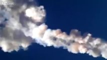 Rusya'da Meteor Sonrası Duman İzi