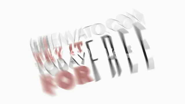 Kinetic Typography, A Voice-Over Explainer - After Effects Template