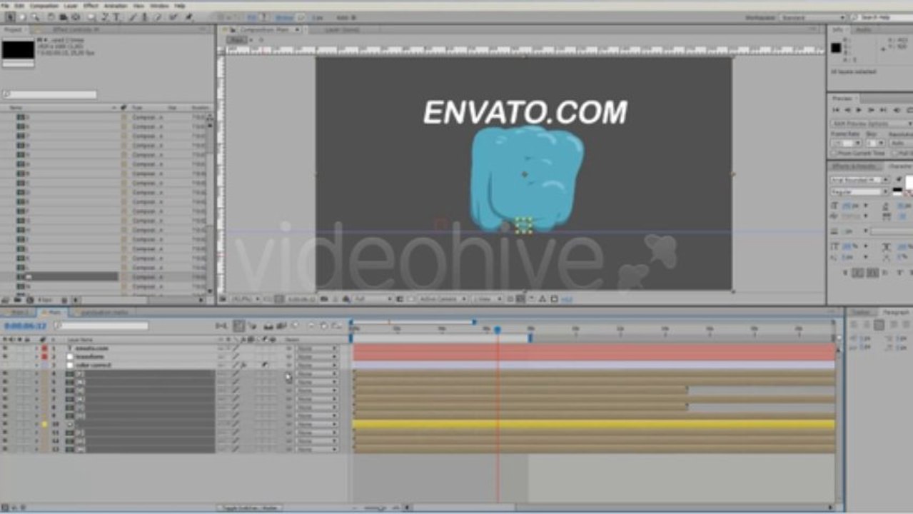 Cartoon alphabet - After Effects Template